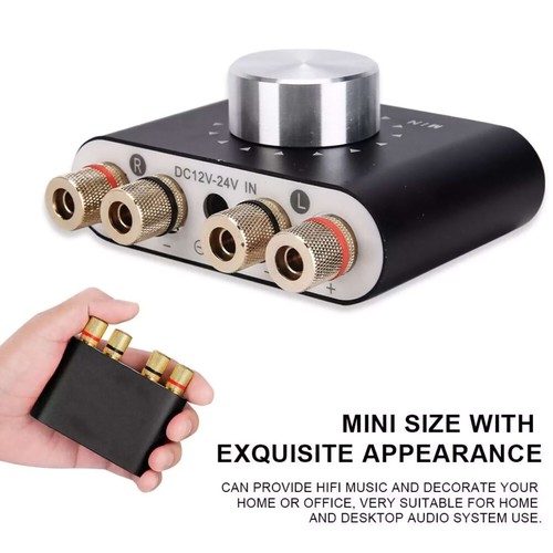 5.0 Digital Power Amplifier HiFi Stereo Audio 50W+50W Car Home Mini Bluetooth - Picture 10 of 15