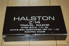 Halston Z-14 Vintage Travel Razor (After Shave, Active Skin Conditioner, Razor) 