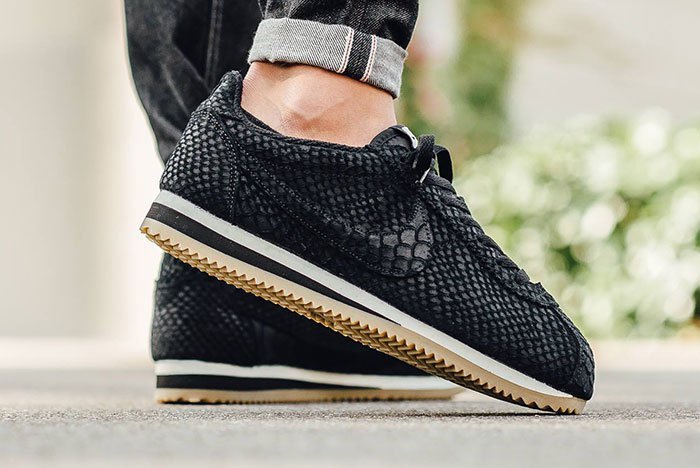Nike Classic Cortez Premium Black Gum 