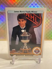 1990-91 Upper Deck Hockey #204 Ray Bourque Norris Trophy