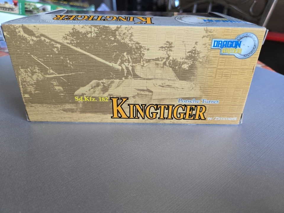 Dragon Armor KingTiger Porsche Turret w/Zimmerit,  sPzAbt 501, Normandy 1944 - Image 2 of 4
