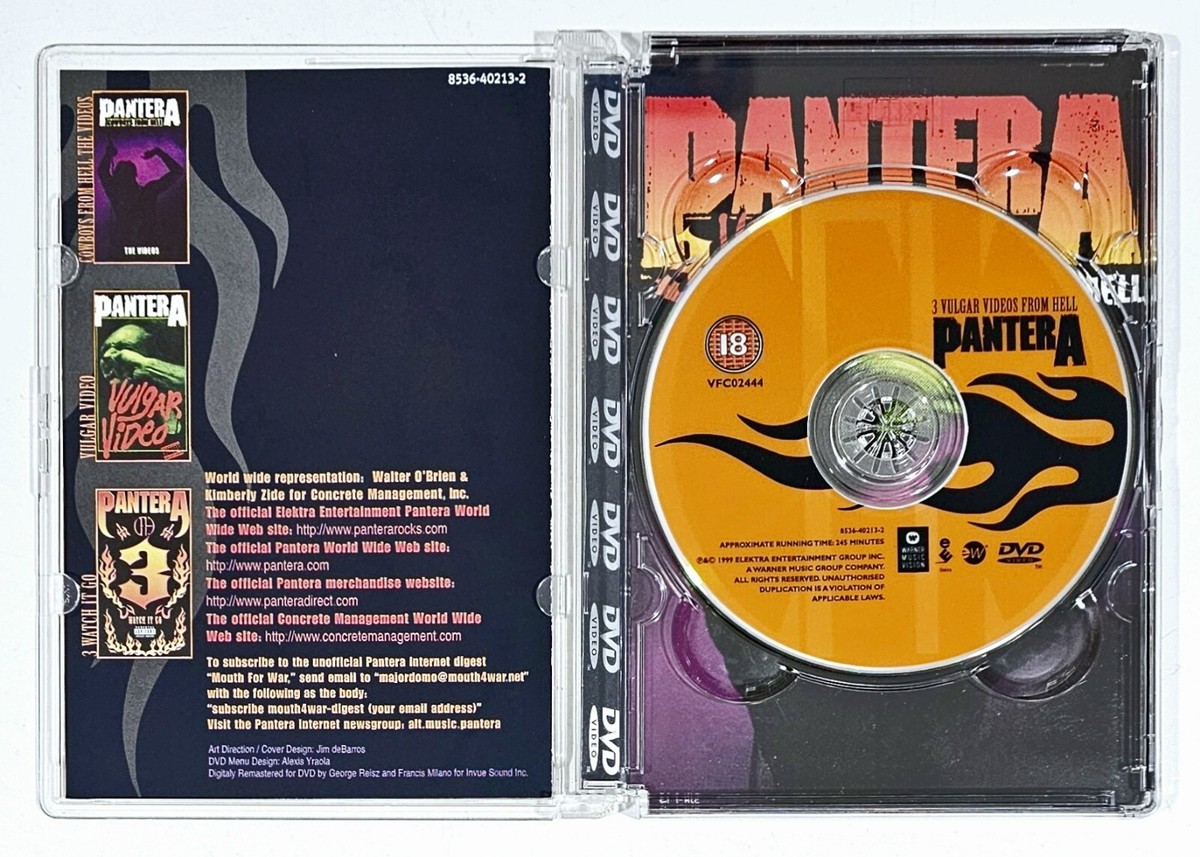 【DVD】パンテラ 3Vulgar Videos from Hell Amazon.com: Pantera: 3 Vulgar Videos from Hell [DVD