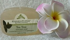 Essentials by CLEARLY NATURAL***TEA TREE***Glycerin Soap~~4 oz/113g~~NEW~~SEALED