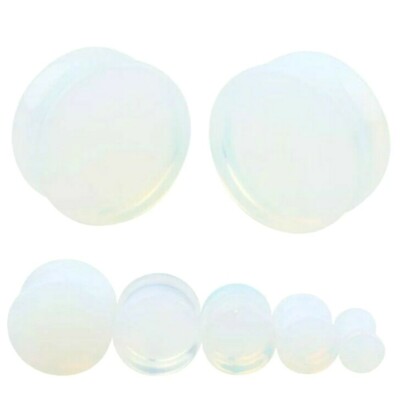 4MM-16MM OPALIT STEIN PLUG ORGANIC NATUR OHR TUNNEL PIERCING STONE OHRSTECKER