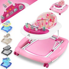 KIDIZ® 4in1 Lauflernhilfe Babywalker Spiel- und Lauflernwagen Gehfrei Babywippe