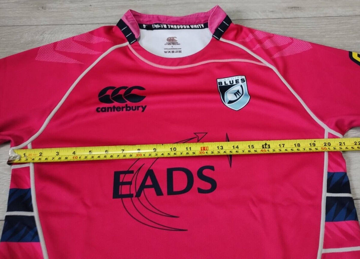 Maillot De Rugby Cardiff Blues 2010-2011 - Taille L - Canterbury - Occasion En Très Bon état