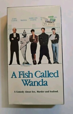 A Fish Called Wanda VHS SEALED Watermarks CBS Fox John Cleese Jamie Lee Curtis