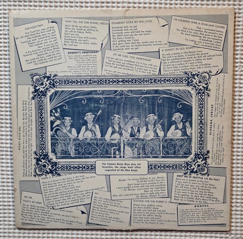MYRON HINKLE Noise From Blue Banjo Original SEAFAIR Country Bluegrass Vinyl Rare - Picture 2 of 2