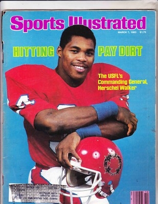  SPORTS ILLUSTRATED MAGAZINE ---MARCH 7 1983---HERSHEL WALKER COVER