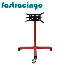 750LBS Folding Engine Stand Steel Motor Hoist Dolly 360° Degree Adjustable Head
