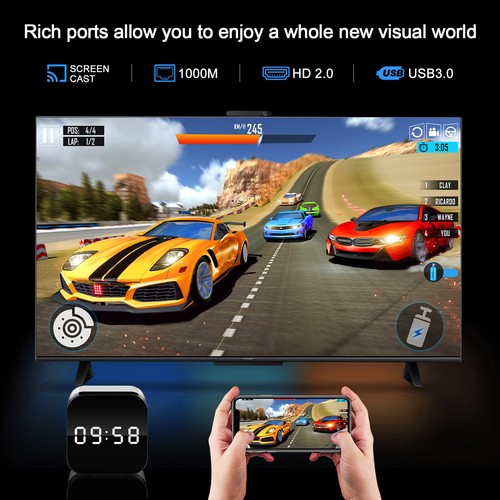 H96 MAX Android 14 TV Box Octa 8 Core H728 8K 1000M Lan 2.4G 5G Wifi6 BT5.0 - Picture 14 of 19
