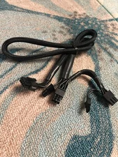 CORSAIR  CX550M  CX650M  CX750M  RM650X  8 PIN TO DUAL 8 PIN PCIE VGA POWER CAB