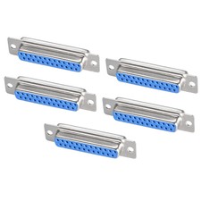 D-sub Connector DB25 Female Socket 25-pin 2-row Port Terminal Breakout 5pcs