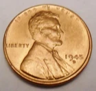 1945 D Lincoln Wheat Cent / Penny *BU / MS RED - MINT STATE RED* *FREE SHIPPING*