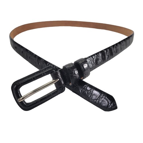 Talbots Leather Snakeskin Print Belt Pebbled Leather Snakeskin Belt | Talbots main image 2