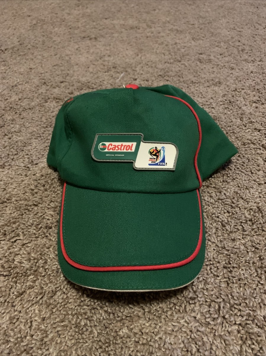 Castrol Motor Oil FIFA 2010 South Africa Hat Green Adjustable Baseball Cap