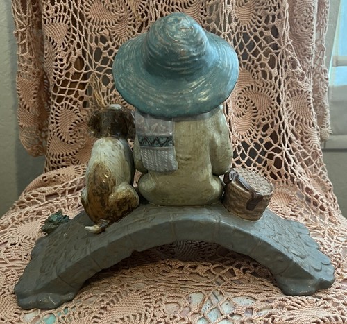 Lladro 2237 ¡El viejo agujero de pesca Gres! ¡En perfecto estado! ¡Sin caja! L@@K! - Imagen 3 de 9