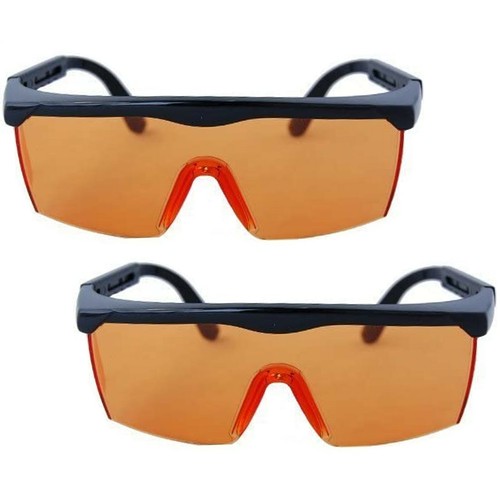 2-Pack HQRP Naranja Lentes Protección Seguridad Gafas Jardín Césped  Jardinería | eBay