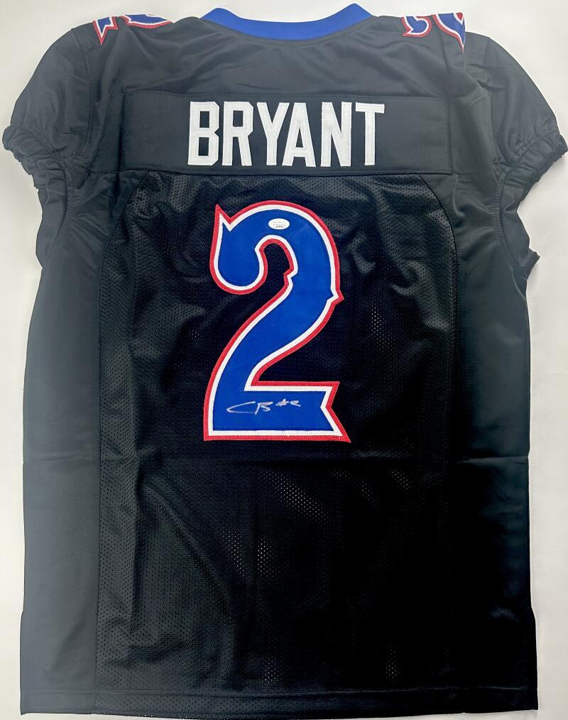 COBEE BRYANT SIGNED CUSTOM GAME CUT JERSEY KANSAS JAYHAWKS AUTOGRAPH JSA J5