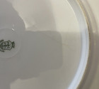 J.S. Maier & Co. Poschetzau Porcelain Czechoslovakia Gold & Burgundy Trim Plate — photo 4
