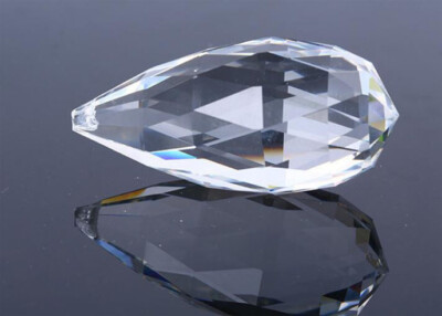 10PCS Crystal Pendant Prisms Drop Chandelier Lamp Suncatcher 76/89MM Corn Ball