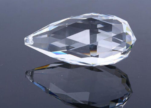 10PCS Crystal Pendant Prisms Drop Chandelier Lamp Suncatcher 76/89MM Corn Ball - Picture 1 of 7