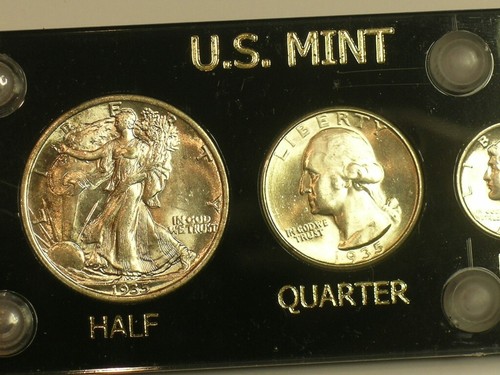 1935 Brilliant Uncirculated Coin Year Set - Capital Holder (item1) - Picture 4 of 9