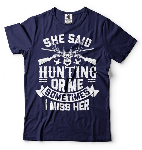 Hunting shirt Funny Hunting Tee Gift For Men Hunting Joke Tee Hunter Shirts - Picture 3 of 8