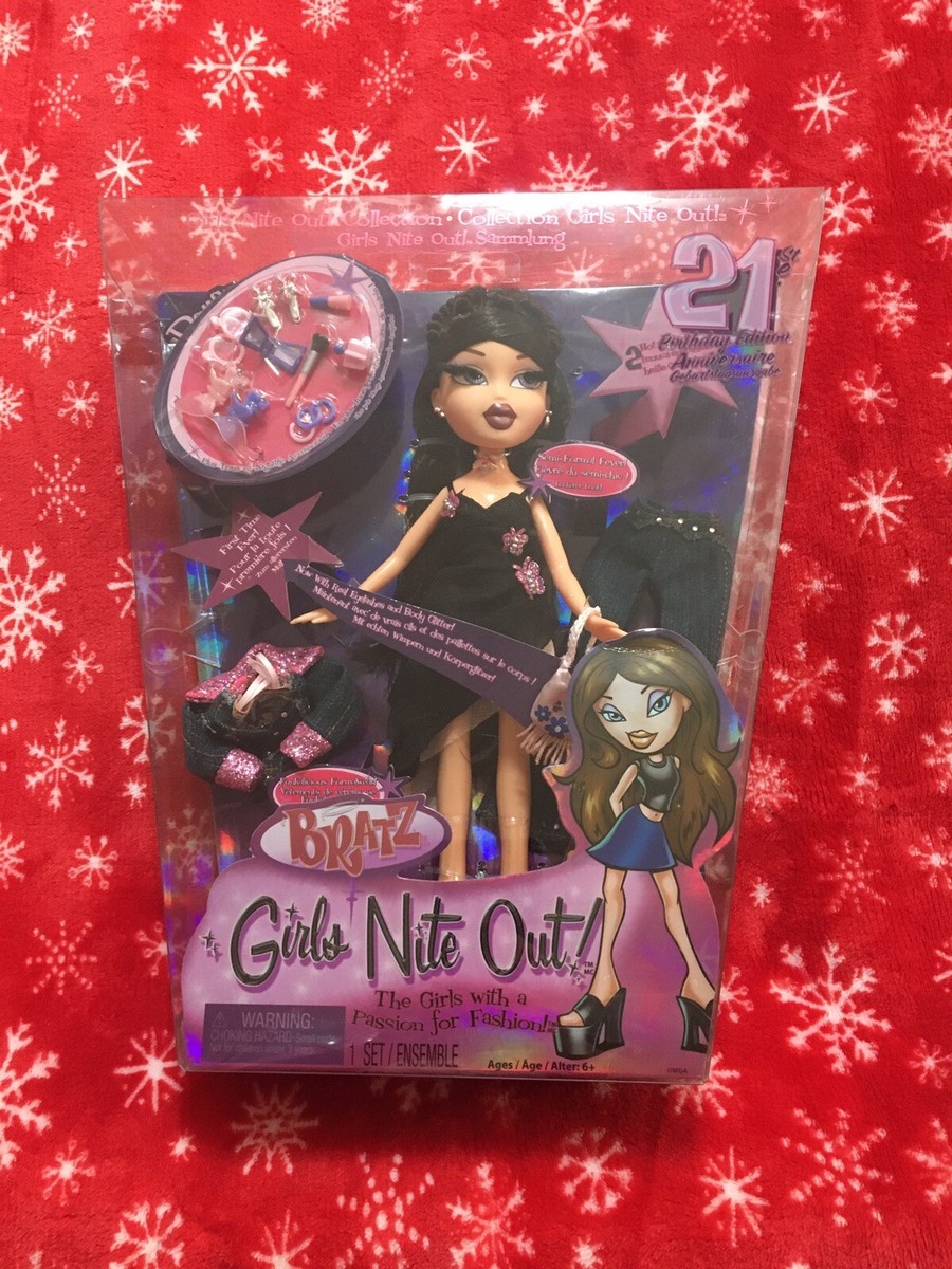 New Sealed in Box - Bratz Girls Nite Out 21st Birthday Edition