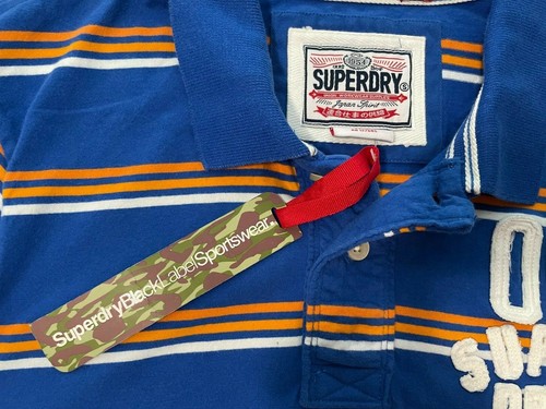 SUPERDRY BLACK LABEL SPORTS WEAR 06 SUPER DRY OSAKA BLUE SIZE XL New - Picture 5 of 6