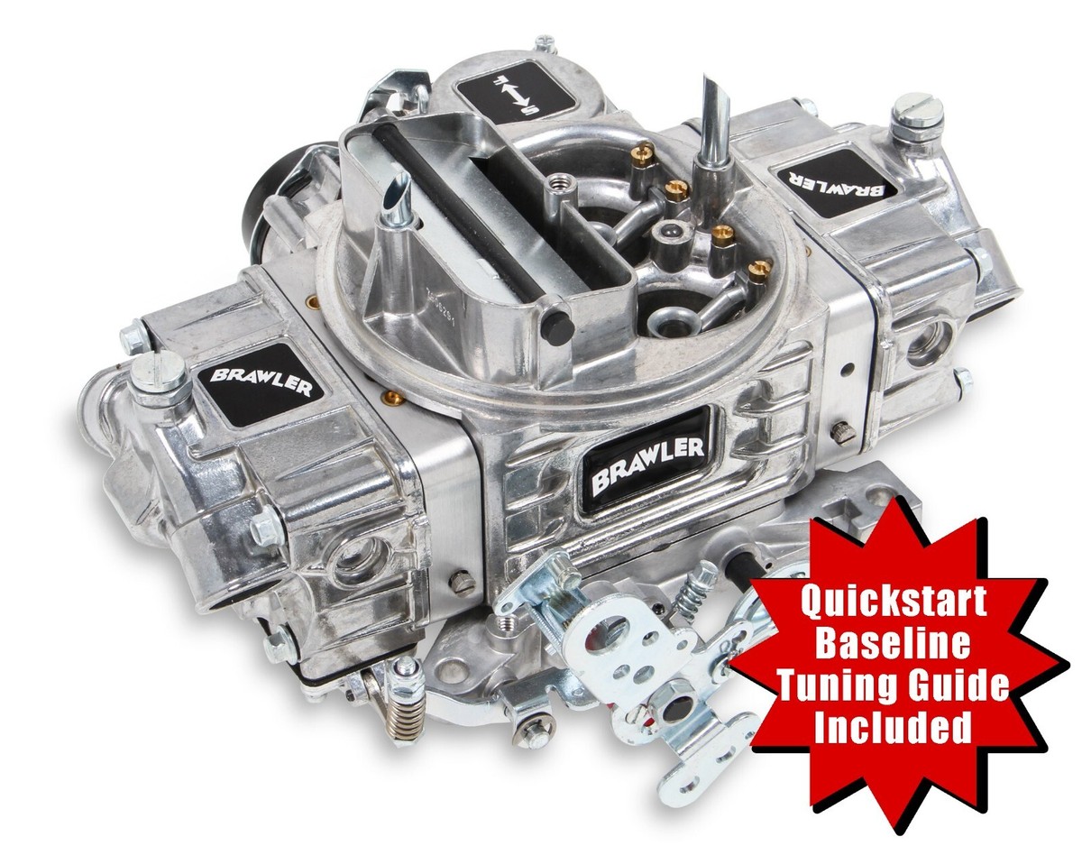 Holley Quick Fuel Brawler 770 CFM Vacuum Secondary 4 Barrel Carb E