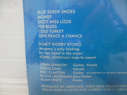 JOHN LENNON & PLASTIC ONO BAND factory sealed 1969 vinyl lp LIVE PEACE IN TORONT - Bild 3 von 3