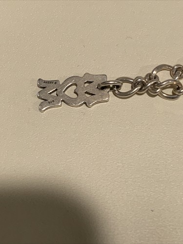 James Avery Forged Charm Bracelet with Retired Mom Charm 7” Sterling Silver 925 - Picture 16 of 21