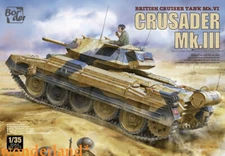 Border BT-012 1/35 BRITISH CRUISER TANK MK.VI CRUSADER MK.III Plastic TANK model