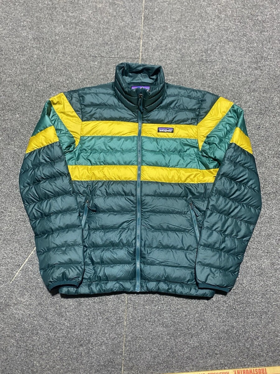 Patagonia Down Sweater Jacket Dark Borealis Green Mens XS