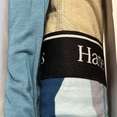 Hanes Originals 3 Stretch Boxer Briefs Mens 2XL 44-46" Wicking No Ride Up Cool - Picture 3 of 13