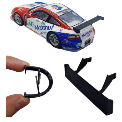 flexibler Spoiler Carrera Digital 124 Porsche GT3 Tuning Kleinteil Ersatzteil