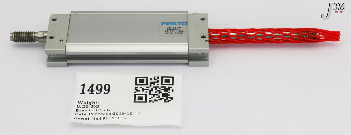 1499 FESTO FLAT CYLINDER, PMAX. 10BAR DZF-18-50-A-P-A-S20 | eBay UK