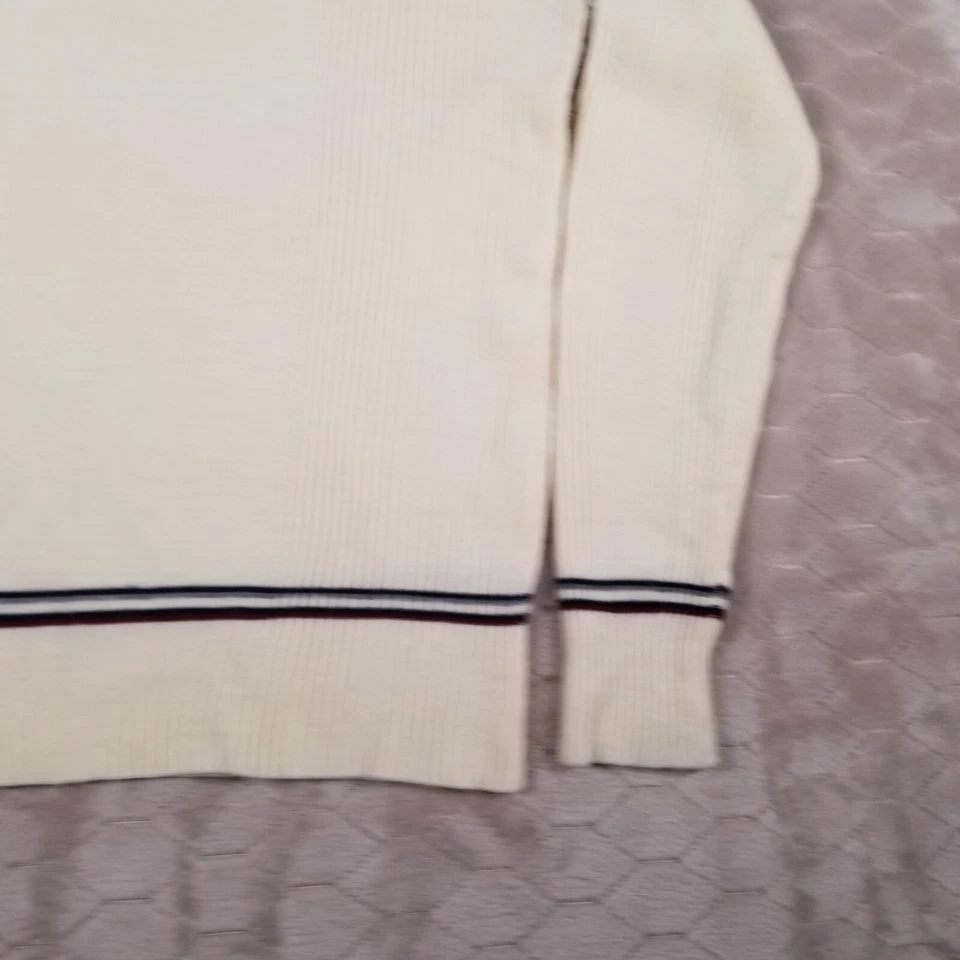 Suéter Polo De Colección Kennington LTD California Acrílico Manga Larga Cuello Talla Lg Foto 3 de 4