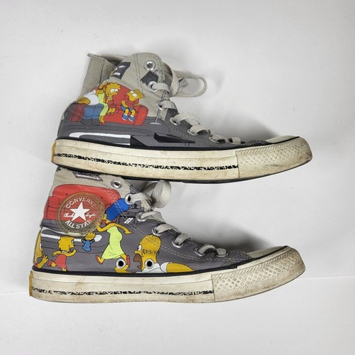 Sneakers alte The Simpsons Chuck Taylor Converse All Star uomo 5 donna 7 - Foto 3 di 13