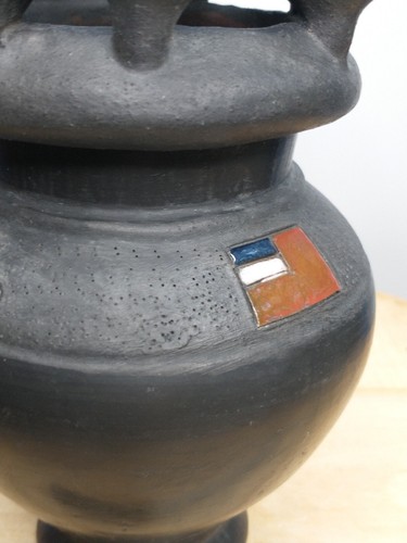 Folk Art Greek Kernos Vessel Vtg Ceramic Offering Ritual Pottery Antique Art - Picture 16 of 22