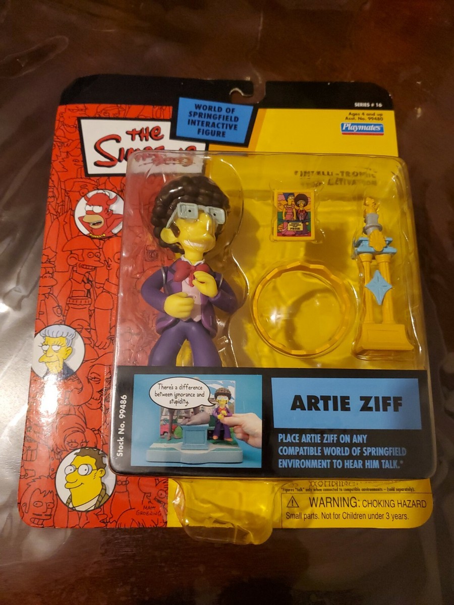 Playmates The Simpsons World of Springfield Artie Ziff Playmates The Simpsons World of Springfield Artie Ziff