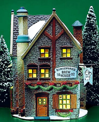 KINGSFORD'S BREW HOUSE 18 置物 DEPARTMENT 56 Kingsford's Brew House 56.58114 NEW IN BOX Dickens