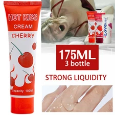 Edible Fruit Flavor Adult Lubricant Gel Lube Edible Oral Sex Sexual Massage-Oil