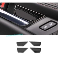 For Mazda 3 Axela 19-2024 Black Titanium Inner Door Bowl Cup Cover Trim 4PCS