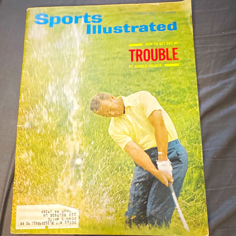 Sports Illustrated Arnold Palmer Golf July 1965 Vol 23 Issue 4 Illustrated