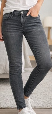 American Eagle Jeans Womens 6 Gray Next Level Stretch Skinny Denim
