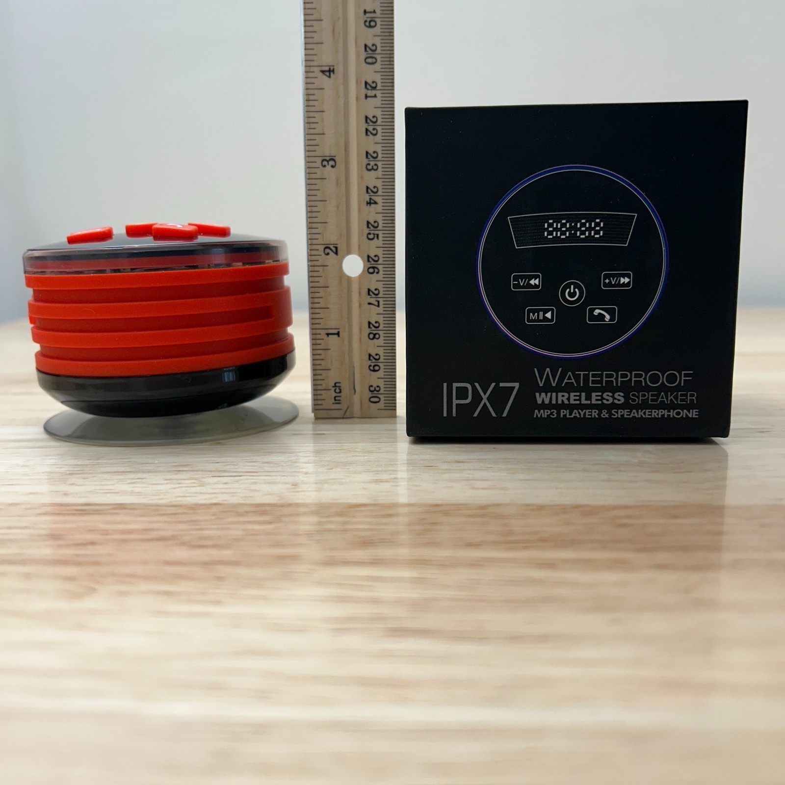 Shower Waterproof Bluetooth Speaker IPX7 Radio Speakerphone Orange
