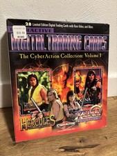 Hercules  Xena Interactive Digital Trading cards PC CIB Complete Big Box 1999