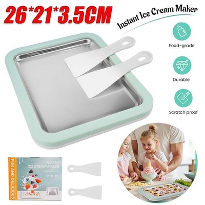 Tragbar Eisplatte Eis Rolls zum Eis Machen DIY, Ice Cream Machine rolls maker DE